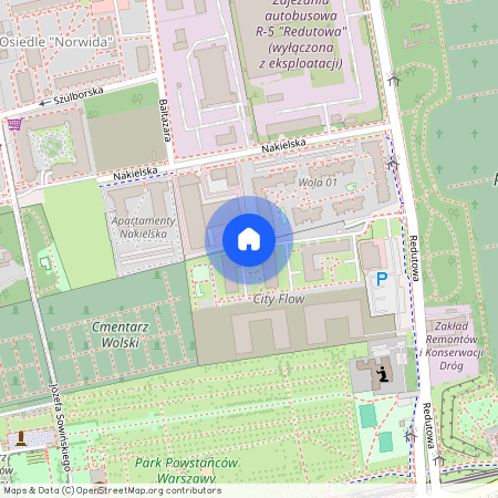 Warszawa Wola Ulrychów, Redutowa