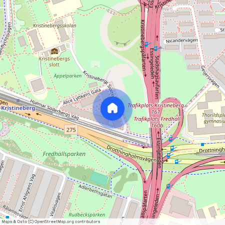 Kristinebergs Slottsväg, Stockholm