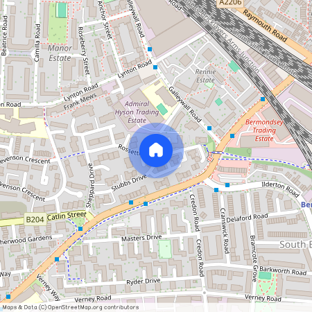 Rossetti Road, Bermondsey, London, SE16