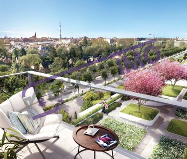 Appartement 2 pièces de 46.44m² au 12 ème étage avec balcon et park... - Photo 1