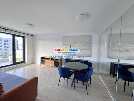 Inchiriere apartament 2 camere mobilat utilat Baneasa constructie 2024 - Photo 3