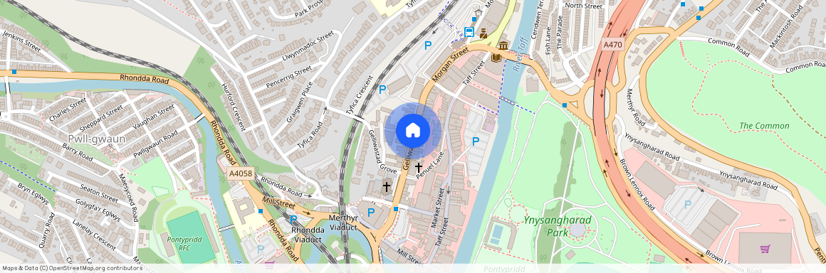 Gelliwastad Road, Pontypridd, CF37