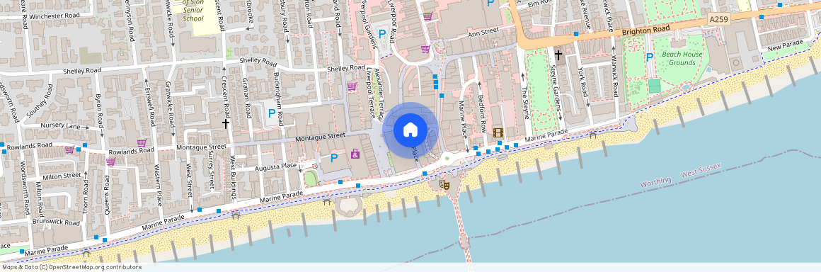 Flat 9 Coastal House, 10 Bath Place, Worthing, West Sussex, BN11