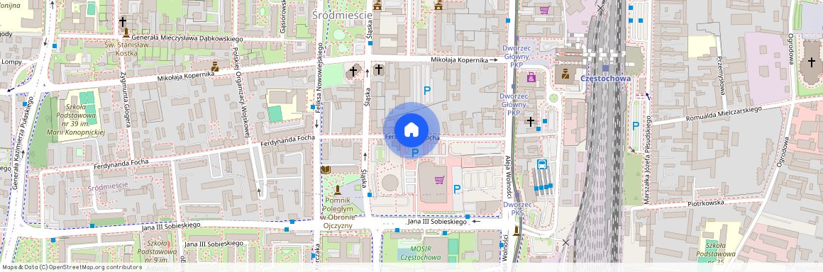 ul. Focha, Śródmieście, Częstochowa, śląskie