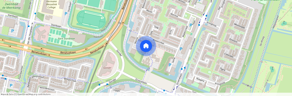 Watercirkelbuurt, 1186 PH, Marne, Amstelveen