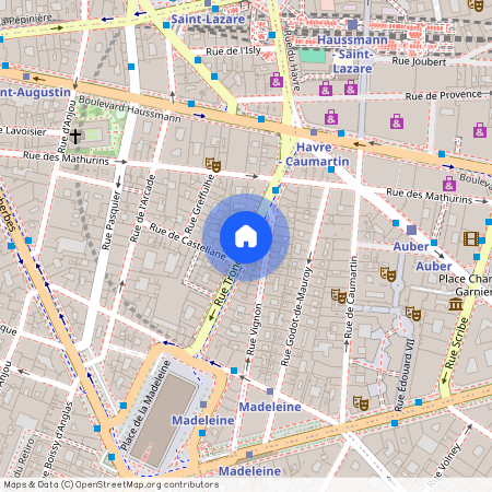 Rue Tronchet, Francja, Paris