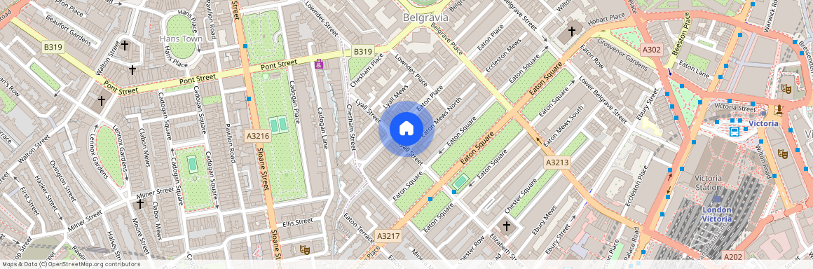 Eaton Place, Belgravia, London