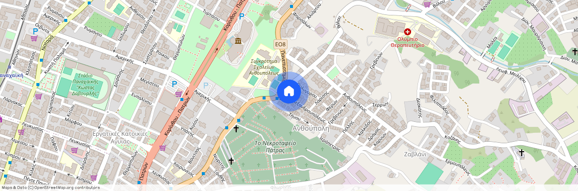 Ανθουπόλεως 7, Πάτρα 264 43, Ελλάδα (26443)