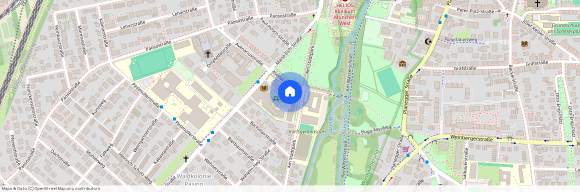 Am Stadtpark München Pasing Bayern 81243