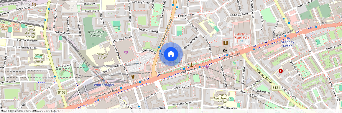Mile End Road, Whitechapel, E1