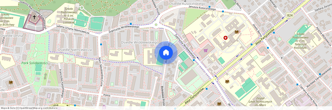 ul. Bolesława Prusa, Puławy, puławski, lubelskie