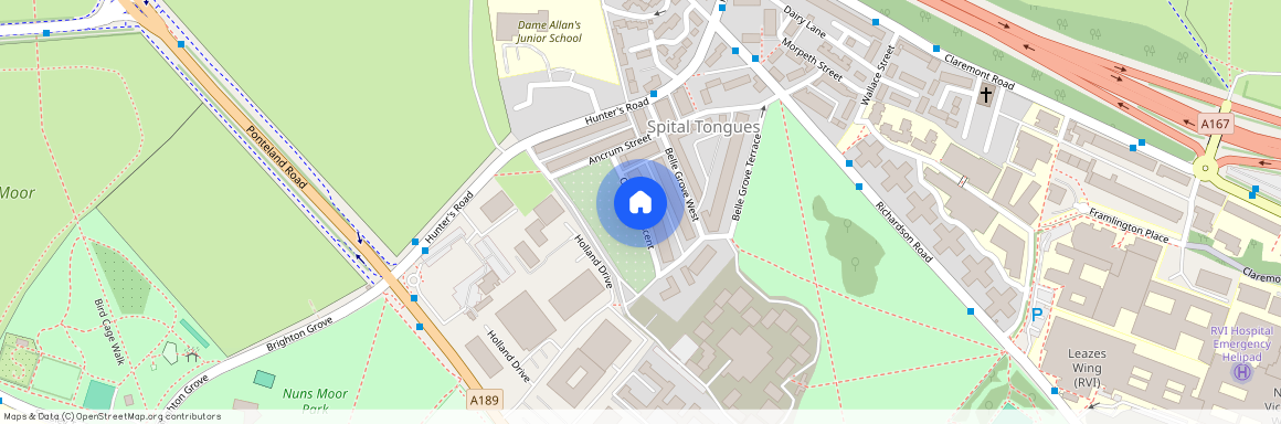 (?ppw) Oxnam Crescent, Spital Tongues, Newcastle Upon Tyne, NE2