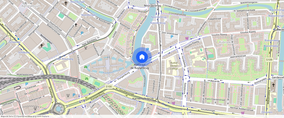 Admiraal De Ruyterweg, **, Rotterdam