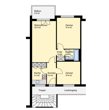 Charmante 3.5-Zimmer-Wohnung an ruhiger Lage - Photo 5