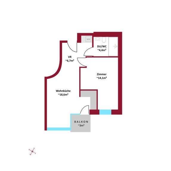 ERSTBEZUG | Außenflächen mit direktem Blick auf den Kahlenberg | vollausgestattete Küchen | Fußbodenheizung und Fußbodenkühlung - Foto 1