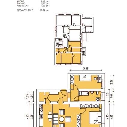 Geräumige, frisch renovierte, 3 Raumwohnung, wartet auf neue Mieter - Photo 1