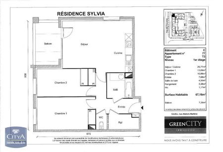 Location Appartement 3 pièces 67m² PLAISANCE DU TOUCH 31830 - Photo 4