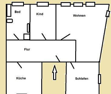 neu renovierte 3-Raum-Wohnung auf dem Neumarkt zu vermieten! - Foto 2