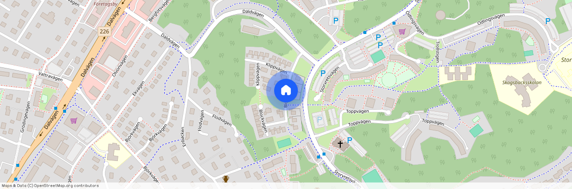 Blockvägen, Tumba