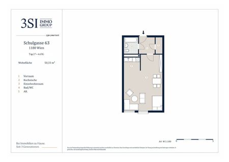 Charmante 50m² Wohnung in Bestlage beim Schubertpark – 18. Bezirk - Photo 3