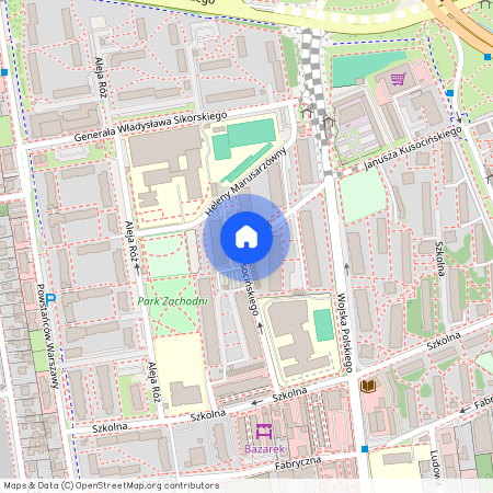 ul. Janusza Kusocińskiego, Piaseczno, Piaseczno, piaseczyński, mazowieckie