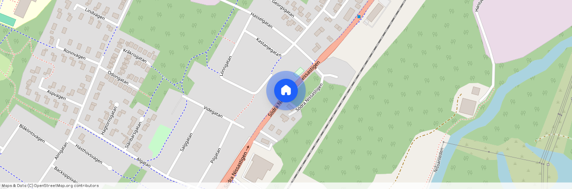Södra Nissastigen, Smålandsstenar