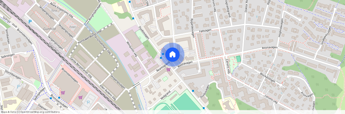 Gerda Bergstrands väg 3, Bromsten