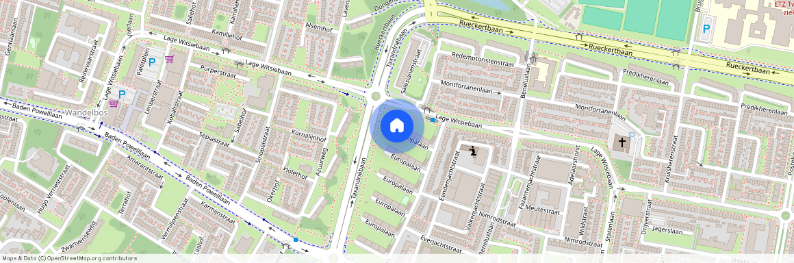 Jagersbuurt West, 5042 ZE, Europalaan, Tilburg