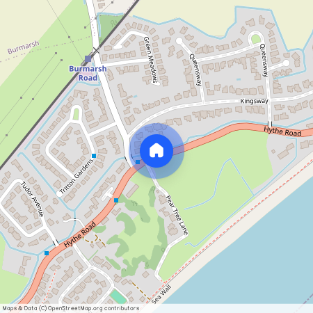 Hythe Road, Dymchurch, Romney Marsh, Kent, TN29