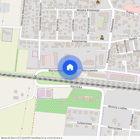 ul. Warszawska, Kostrzyn, Kostrzyn, poznański, wielkopolskie