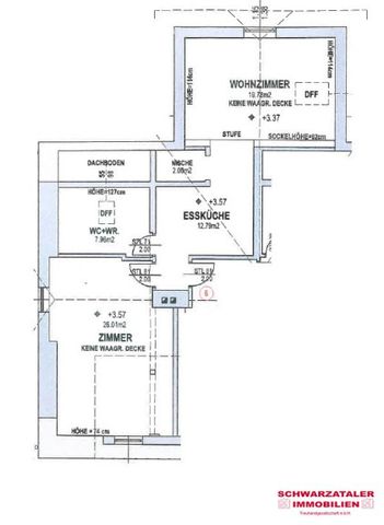 Sanierte 2 Zimmer - Dachgeschoss Wohnung in Tratten/Kirchberg am Wechsel zu mieten! - Photo 3