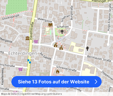 HELL UND GEMÜTLICH - 2-Zi-DG-Whg in Leinfelden-Echterdingen, Balkon... - Foto 1