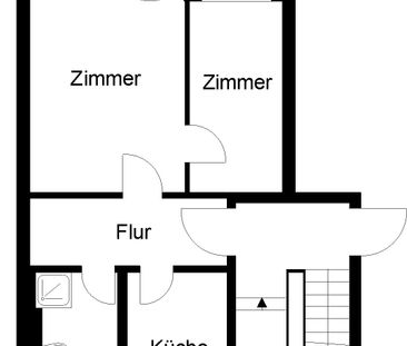 + Renoviert + kleine 2-Raum-Wohnung - Photo 1