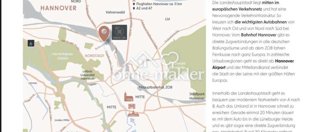 Etagenwohnung in Hannover (Nordstadt) - Foto 1
