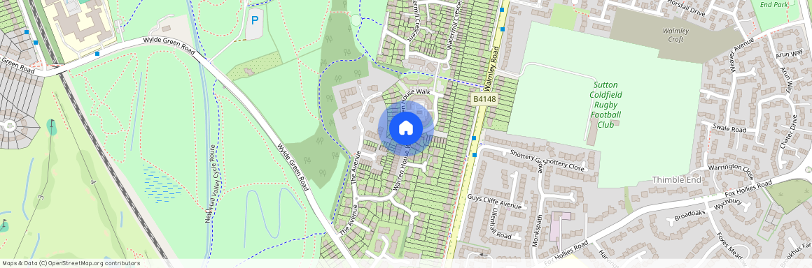 Warren House Walk, Sutton Coldfield, West Midlands, B76