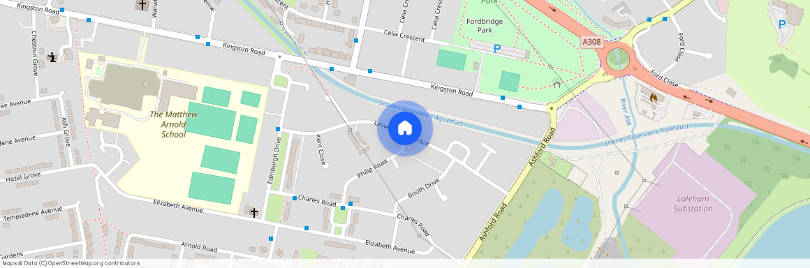 Gloucester Crescent, Staines, TW18