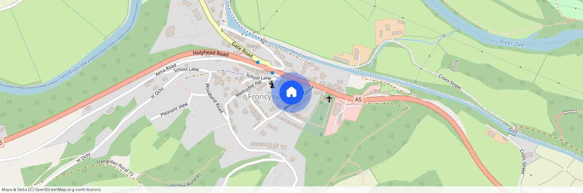 Bourne Terrace, Froncysyllte, Llangollen, LL20