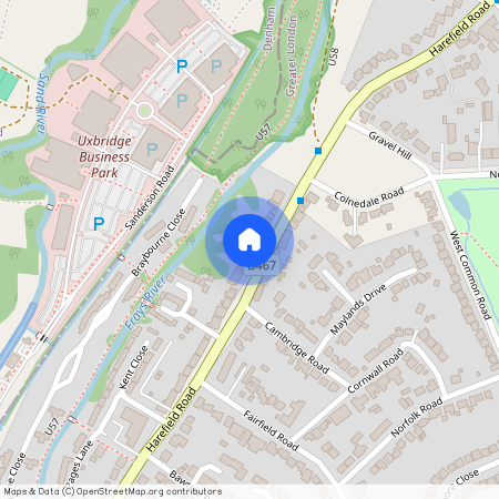 Harefield Road, Uxbridge UB8, London