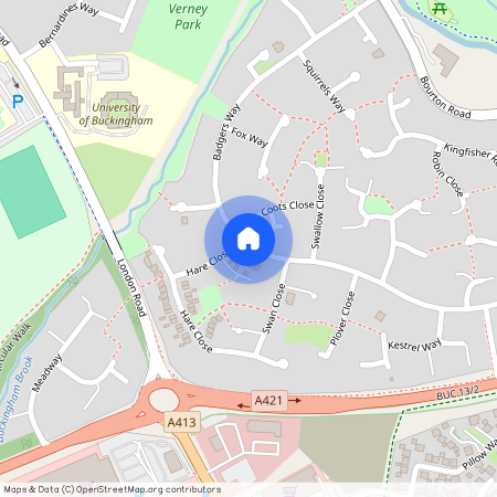 Badgers Way, Buckingham, Buckinghamshire, MK18