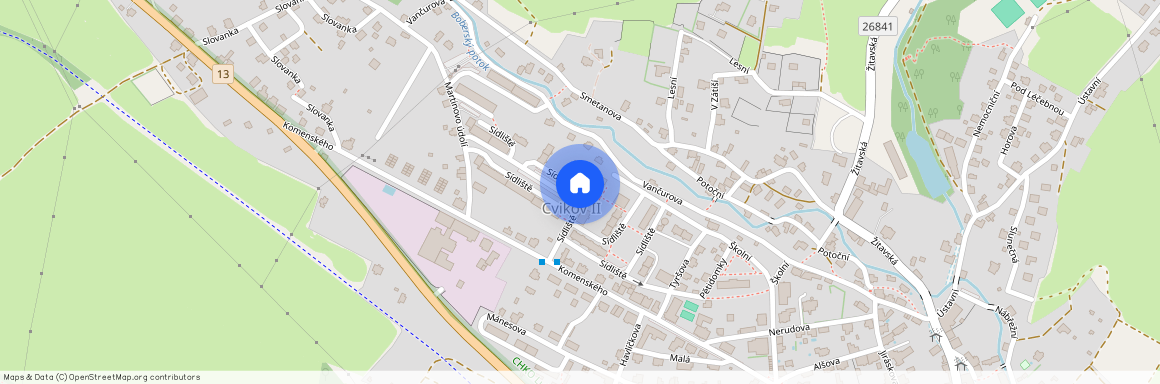 Sídliště, Cvikov - Cvikov II, okres Česká Lípa