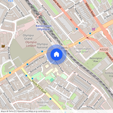 Radnor Terrace, Kensington, London, W14