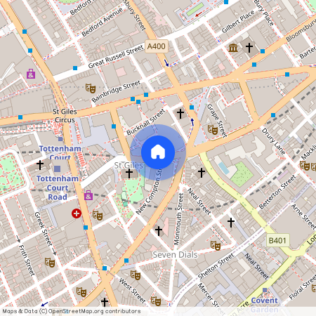 St Giles High Street, London, WC2H