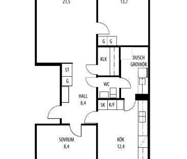 Lägenhet | 3 rum och kök | S Klöverstigen 75 | 449 31 Nödinge - Foto 4