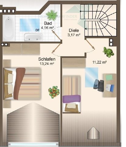 Romantische Dachgeschoss-Maisonette-Wohnung!!! - Photo 5