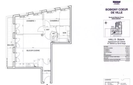 location Appartement T3 DE 64.5m² À BOBIGNY - Photo 4