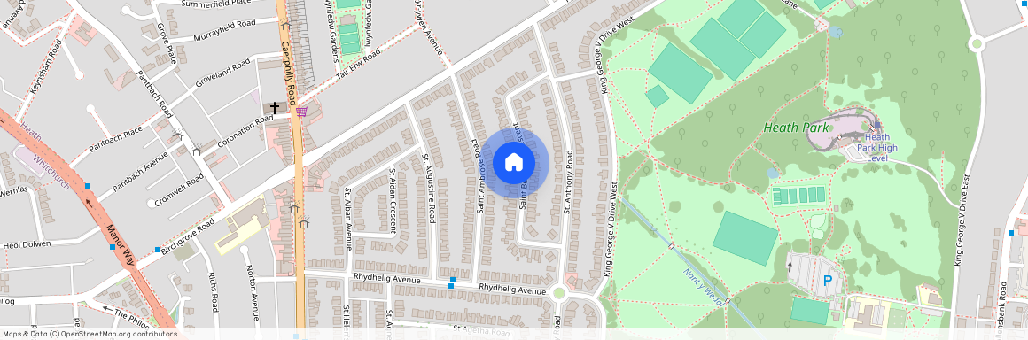 St. Benedict Crescent, CF1, Caerdydd