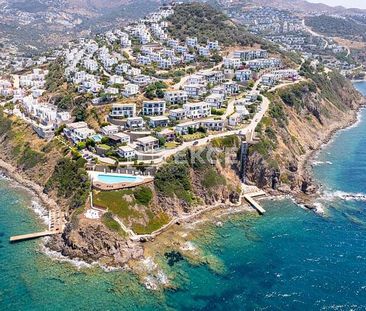 Moblerad lägenhet med havsutsikt i ett komplex i Bodrum Geris - Foto 1