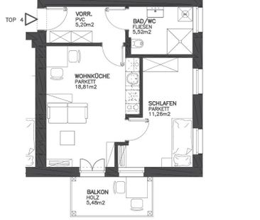 1 MONAT MIETFREI Helle 2-Zimmer Neubau-Mietwohnung in der Villa Ass... - Foto 1