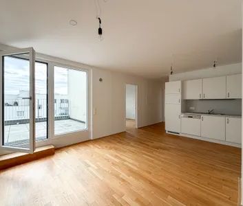 Helle 3-Zimmer Dachgeschosswohnung mit 10m2 Terrasse im Viola Park - Photo 1
