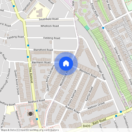 Woodstock Road, Chiswick, London, W4